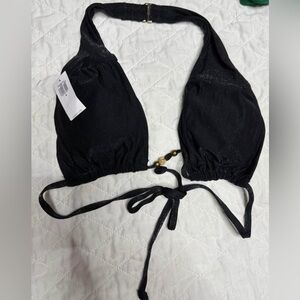 Old Navy Black Halter Bikini Top